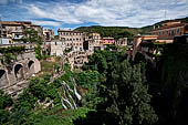 Tivoli, vedute del tempio della Sibilla Tiburtina.